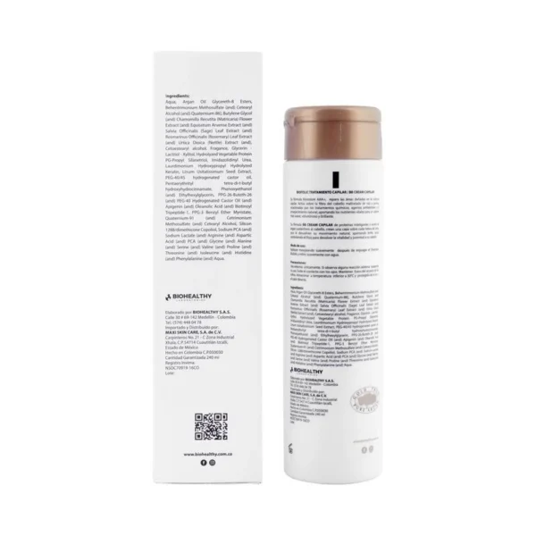 BIOFOLIC BB CREAM TRATAMIENTO CAPILAR FRASCO X 240 ML - Imagen 3