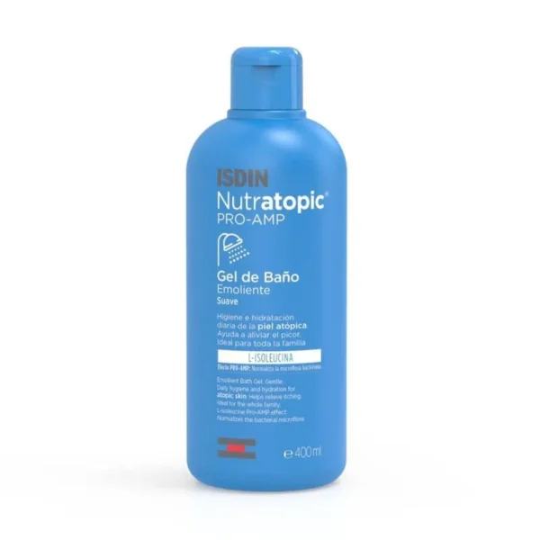 NUTRATOPIC PRO-AMP GEL BAÑO EMOLIENTE FRASCO X 400 ML