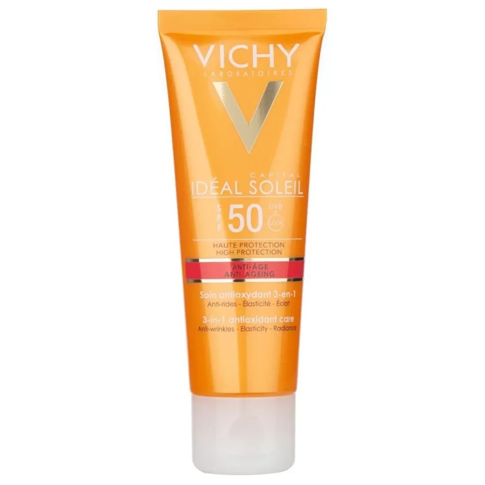 CAPITAL SOLEIL SPF 50+ ANTIEDAD 3 EN 1 ENVASE X 50 ML