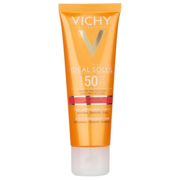 CAPITAL SOLEIL SPF 50+ ANTIEDAD 3 EN 1 ENVASE X 50 ML