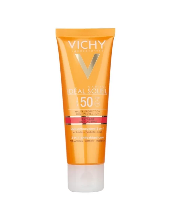 CAPITAL SOLEIL SPF 50+ ANTIEDAD 3 EN 1 ENVASE X 50 ML