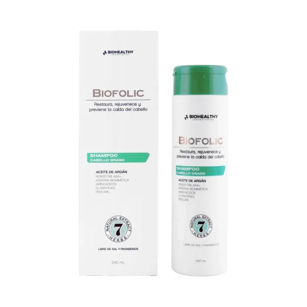 BIOFOLIC SHAMPOO CABELLO GRASO FRASCO X 240 ML