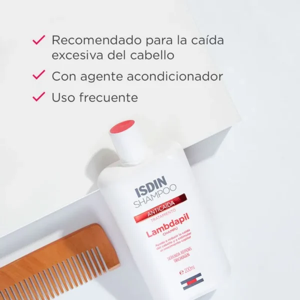LAMBDAPIL CHAMPU ANTICAIDA FRASCO X 200 ML - Imagen 3