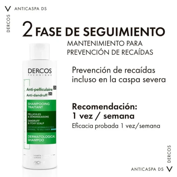 DERCOS SHAMPU ANTICASPA - Imagen 4
