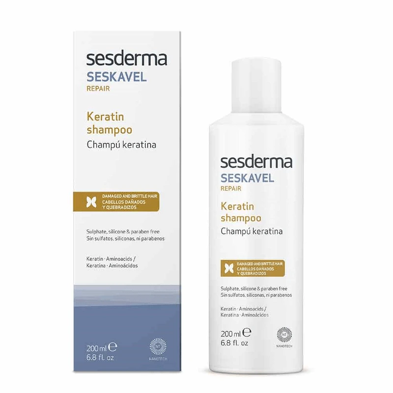 SESKAVEL REPAIR CHAMPU KERATINA FRASCO X 200 ML