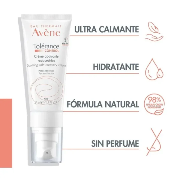 AVENE TOLERANCE CONTROL CREMA TUBO X 40 ML - Imagen 2