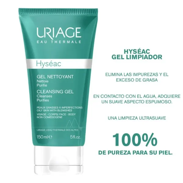 MEDIVELIUS URIAGE D.S GEL LIMPIADOR X  150 ML - Imagen 3