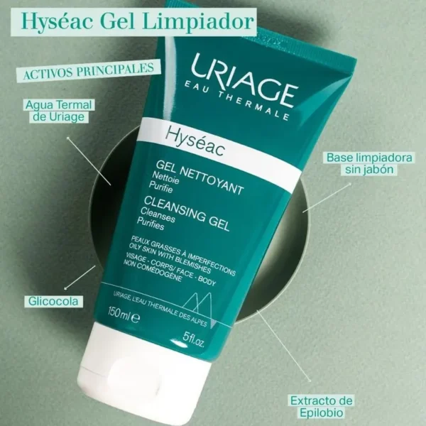 MEDIVELIUS URIAGE D.S GEL LIMPIADOR X  150 ML - Imagen 4
