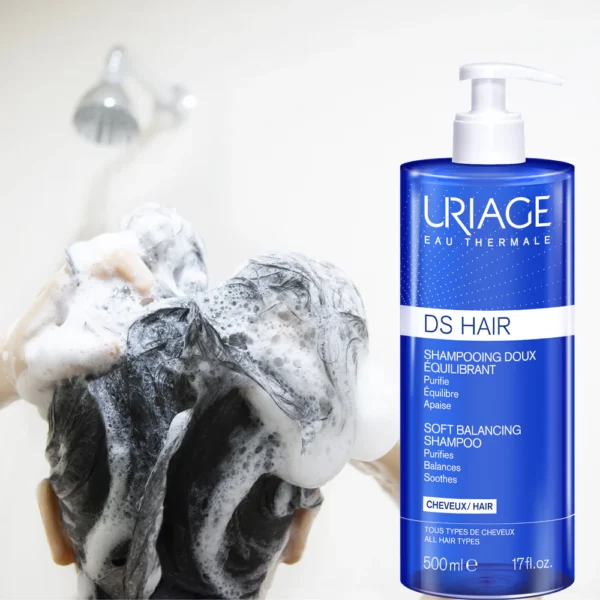 MEDIVELIUS URIAGE D.S. HAIR CHAMPU EQUILIBRANTE X 500 ML - Imagen 2