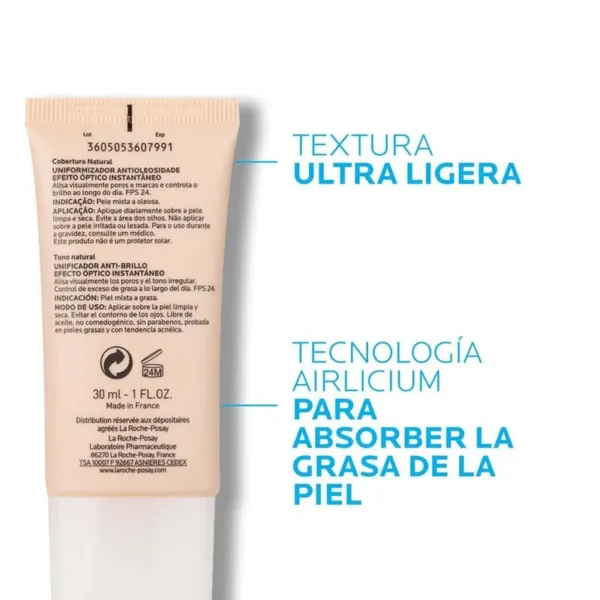 CREMA EFFACLAR BB BLUR MOUSSE ENVASE X 30 ML - Imagen 3