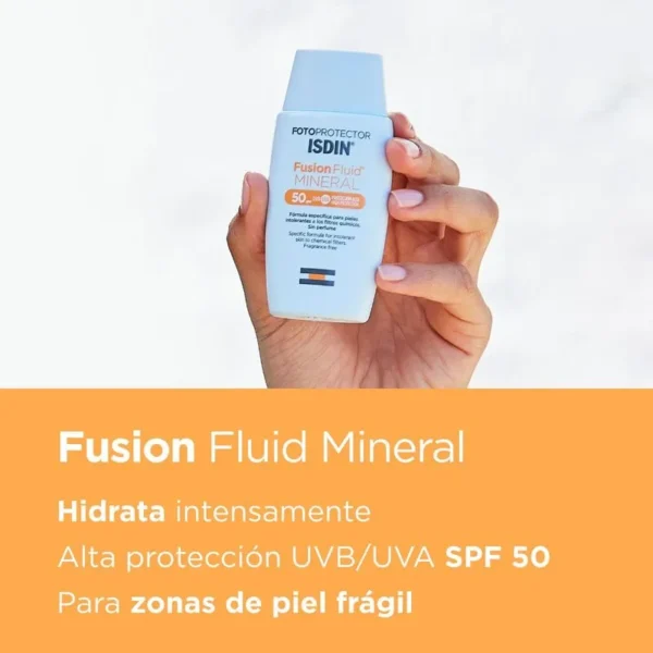 FUSION FLUID MINERAL SPF 50 + X 50 ML - Imagen 2
