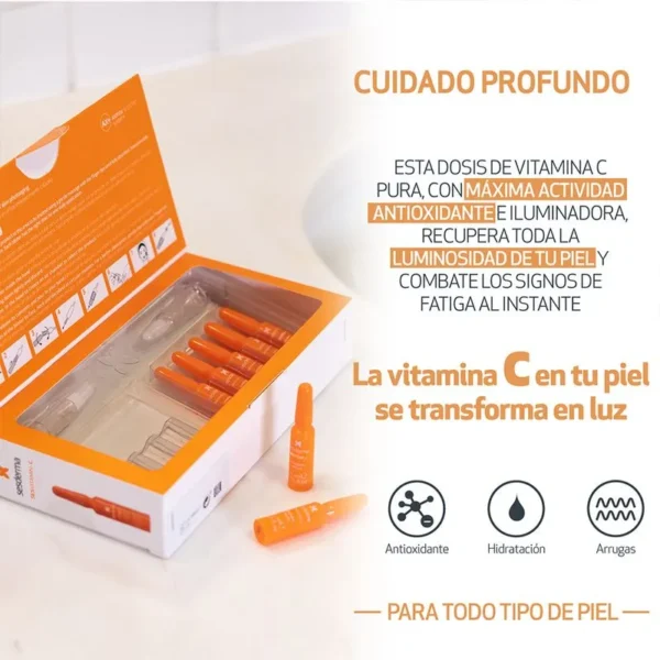 VITAMIN C INTENSIVE SERUM CAJA X 10 AMP X 2 ML - Imagen 4