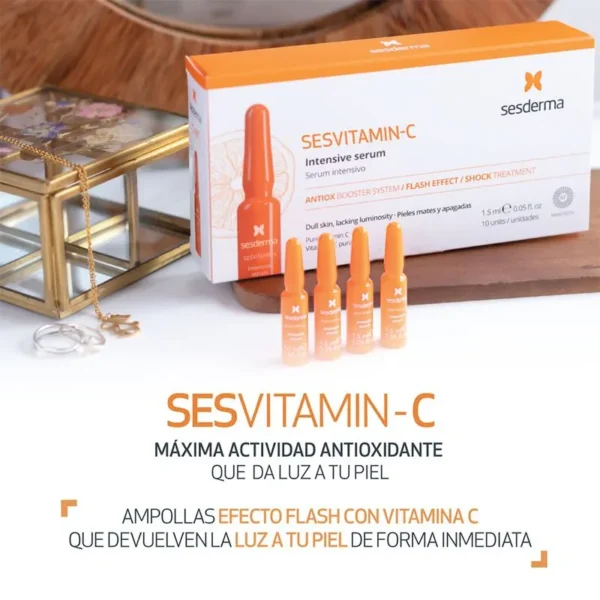 VITAMIN C INTENSIVE SERUM CAJA X 10 AMP X 2 ML - Imagen 5