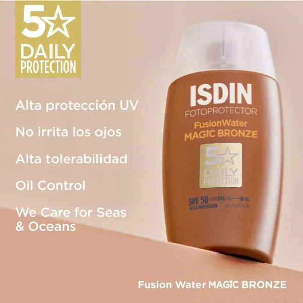 ISDIN Fotoprotector Fusion Water Magic Bronce X 50 ML - Imagen 2