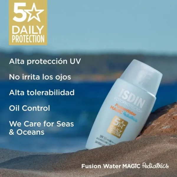 ISDIN Fotoprotector Fusion Water Magic Pediatrics X 50 ML - Imagen 4