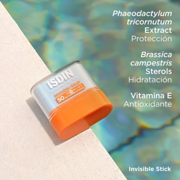 ISDIN Fotoprotector Invisible Stick sfp50 x 10 gr - Imagen 2