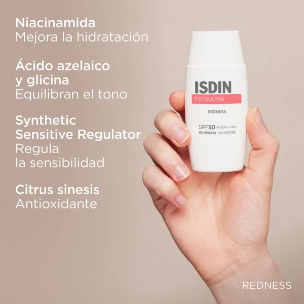 ISDIN Fotoultra Redness SPF 50 X 50Ml - Imagen 4